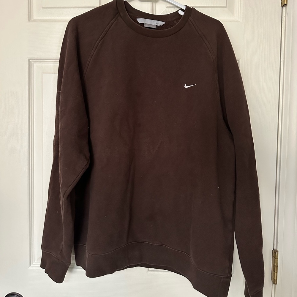 Chocolate Brown Nike Crewneck
